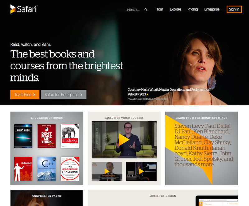 Safari Homepage